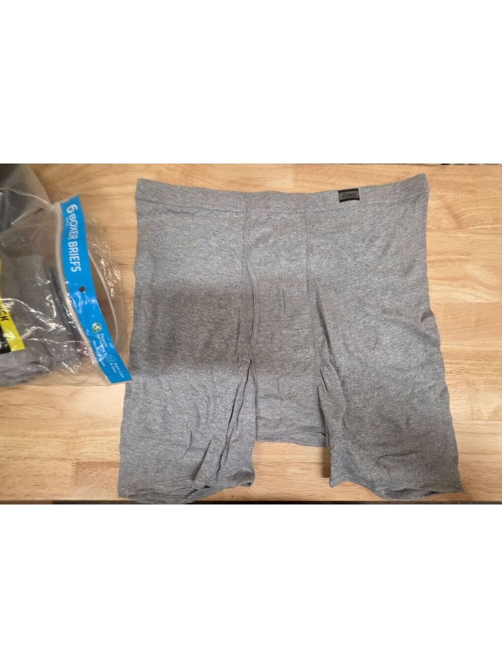 HANES MEN’S COOL COMFORT MOISTURE WICKING BREATHABLE BOXER BRIEFS 5 PACK XL